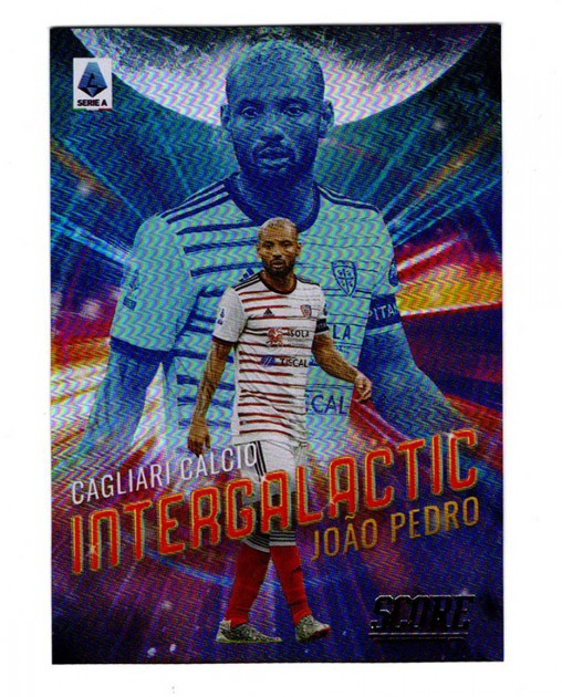 Panini Card Joao Pedro Intergalactic Serie A Score 2021/22