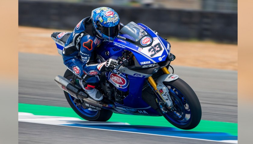 Casco replica di Marco Melandri - Autografato - CharityStars