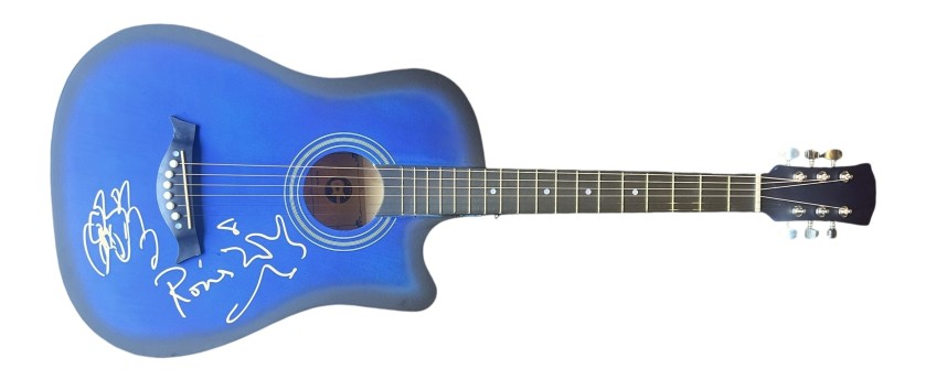 Chitarra acustica firmata da Ronnie Wood