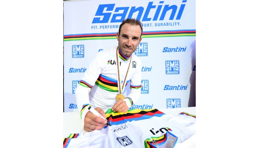 Valverde's UCI World Champion Signed Cycling Jersey
