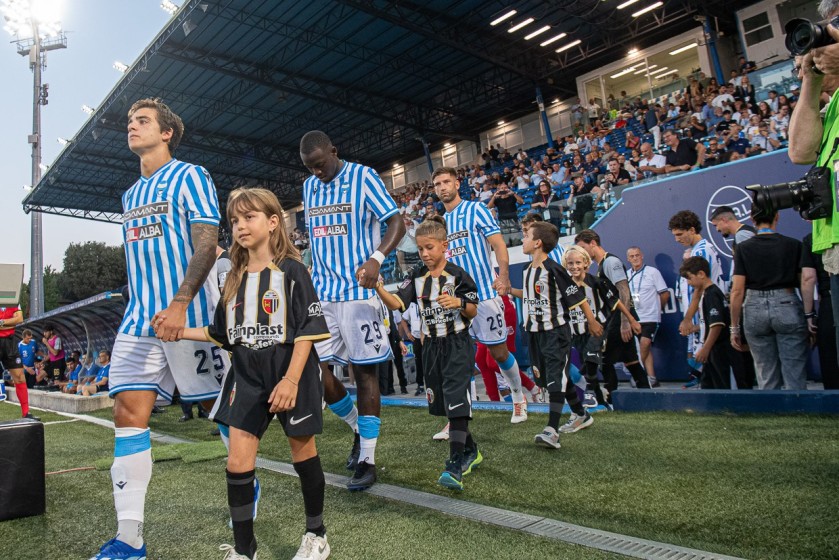 Scendi in campo come Mascotte in occasione di SPAL vs Arezzo