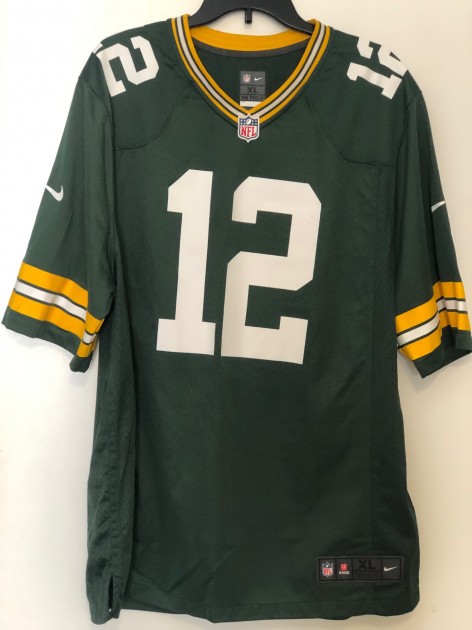 Aaron Rodgers Autographed and Framed Green Bay Packers Jersey