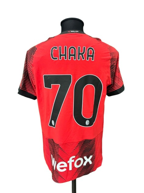 Chaka's Milan Issued Shirt, 2023/24