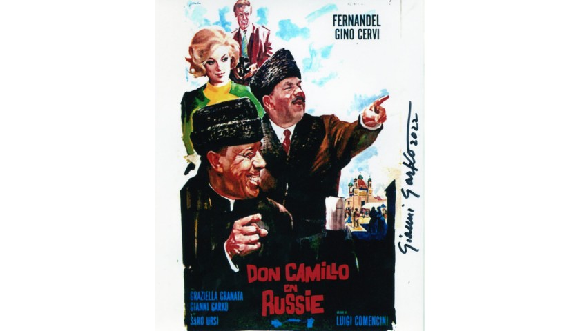 "Il compagno Don Camillo" - Photograph Signed by Gianni Garko