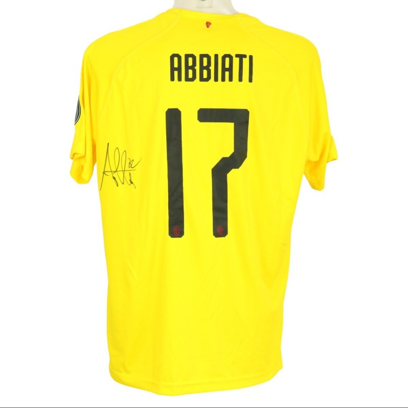 Maglia Abbiati unwashed Liverpool Legends vs Milan Glorie 2019 - Autografata