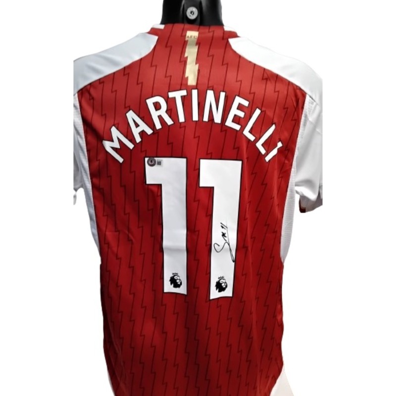 Martinelli Arsenal Signed Replica Shirt, 2023/24 