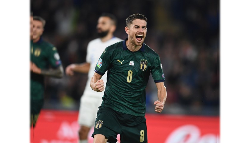 Jorginho's Match Shirt, Italy-Greece 2019