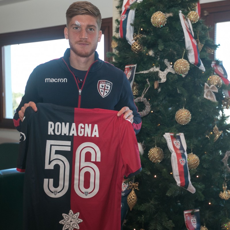 Cagliari Festive Shirt - Worn and Signed by Romagna