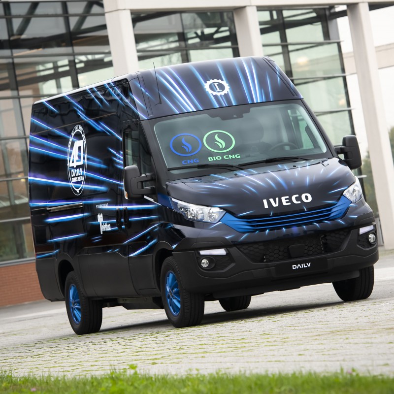 Special "40th Anniversary" Daily Blue Power Hi-Matic Livery Van