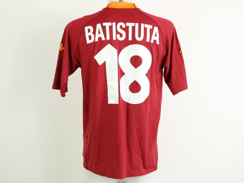 Batistuta Official AS Roma Shirt, 2001/02