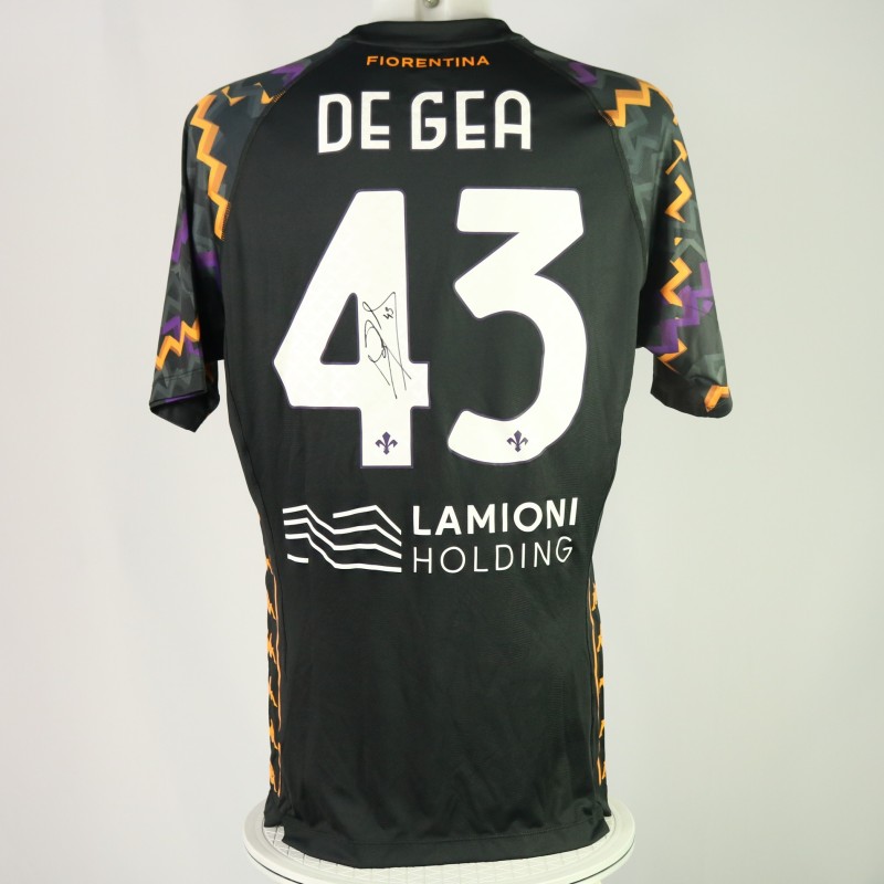 Maglia gara de Gea Fiorentina, 2024/25 - Autografata