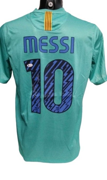 Messi's Barcelona Signed Replica Shirt, 2011/12