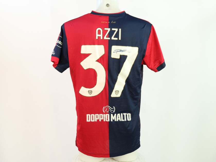 Azzi's Signed Unwashed Shirt, Udinese vs Cagliari 2024