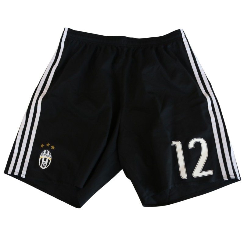 Alex Sandro Juventus Match-Issued Shorts, 2016/17