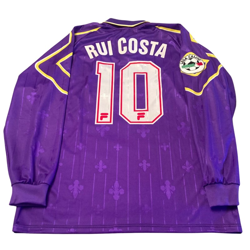 Rui Costa's Match-Issued Shirt, Vicenza vs Fiorentina 1997