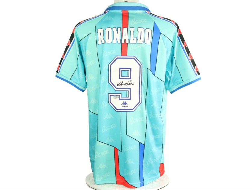 Ronaldo Barcelona Official Signed Shirt, 1996/97