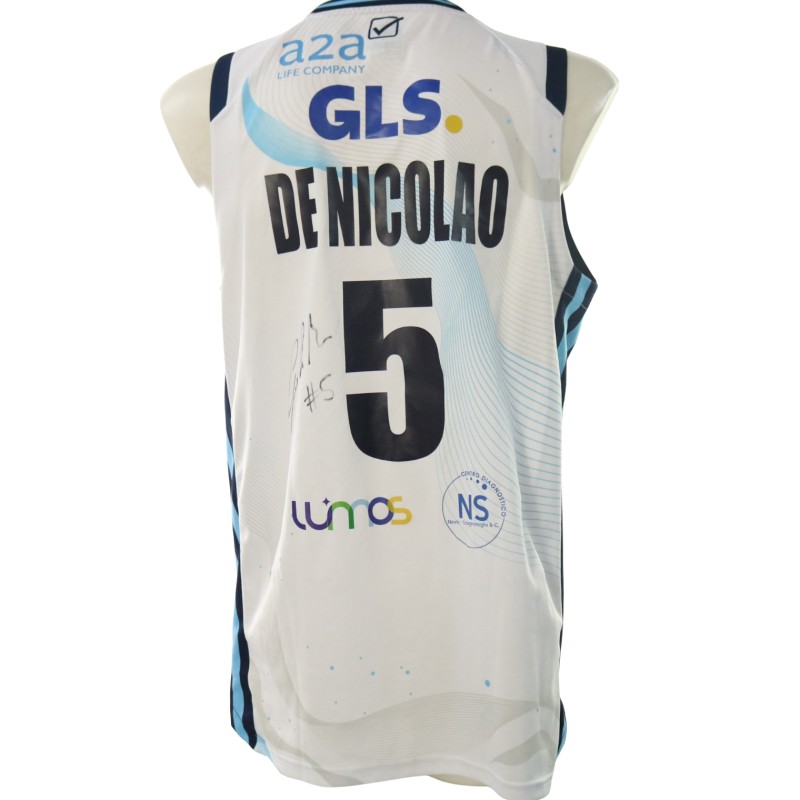 De Nicolao's Signed Match-Worn Kit, Napoli Basket vs Treviso 2024