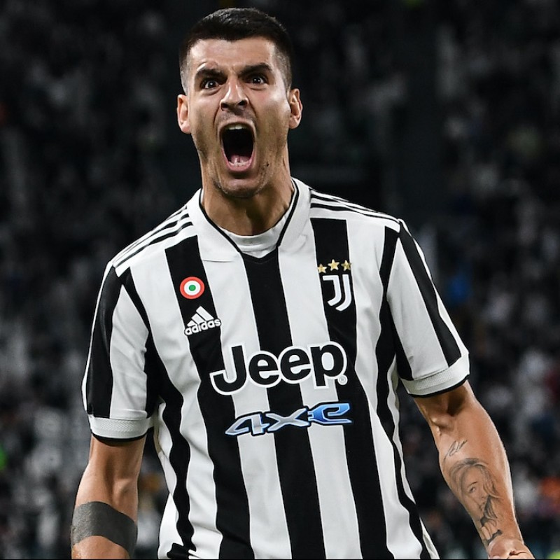 Morata's Official Juventus Signed Shirt, 2021/22 