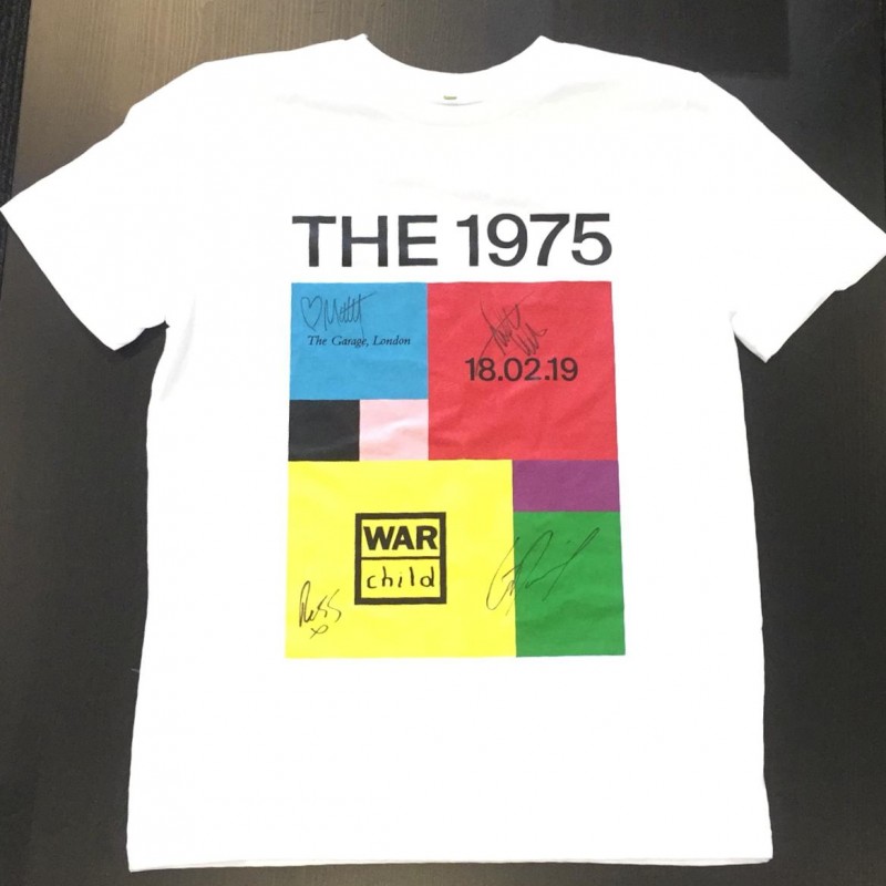 The 1975 Shirt Signed by the Band