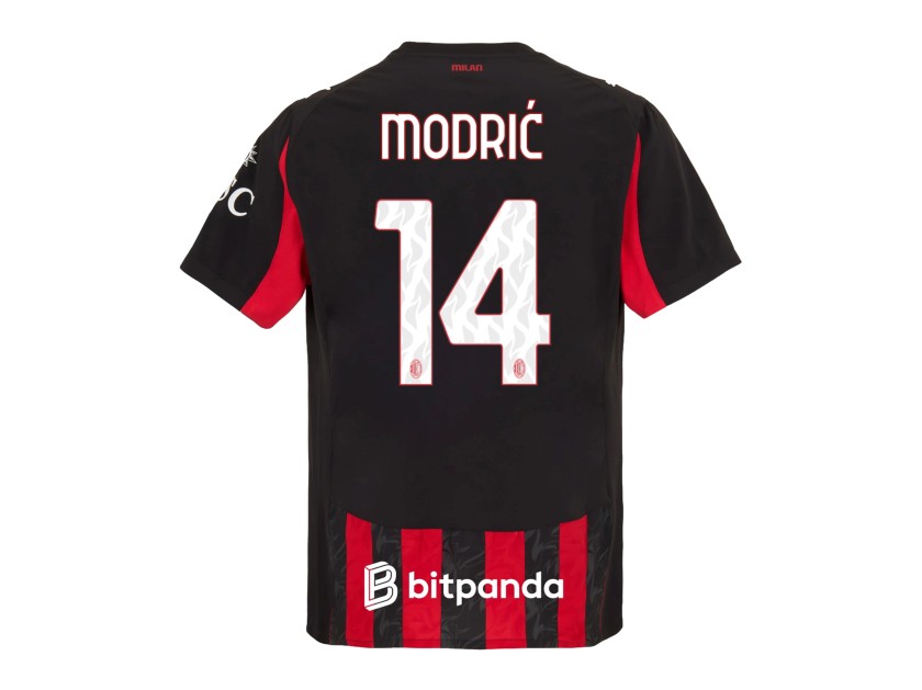 Maglia Milan 2025/26 di Modric - Autografata con dedica personalizzata