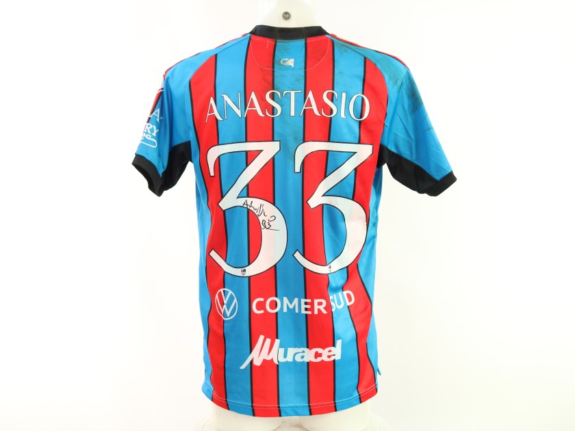 Anastasio's Signed Unwashed Shirt, Catania vs Giugliano 2025 