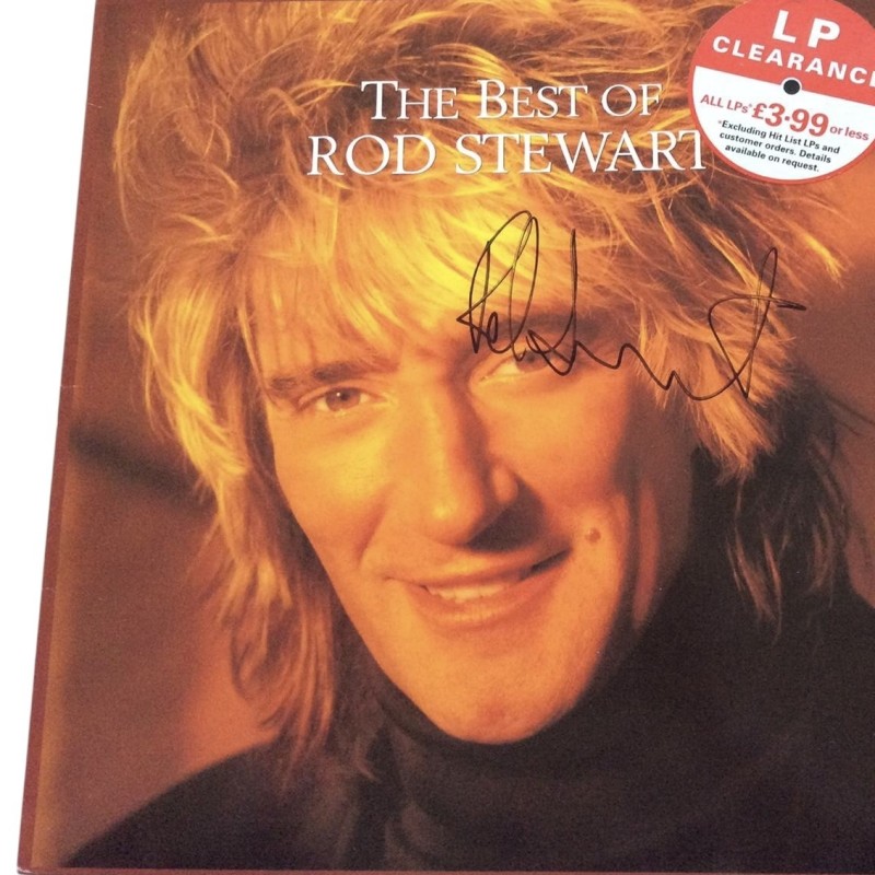 Rod Stewart Signed 'The Best Of Rod Stewart' Vinyl LP