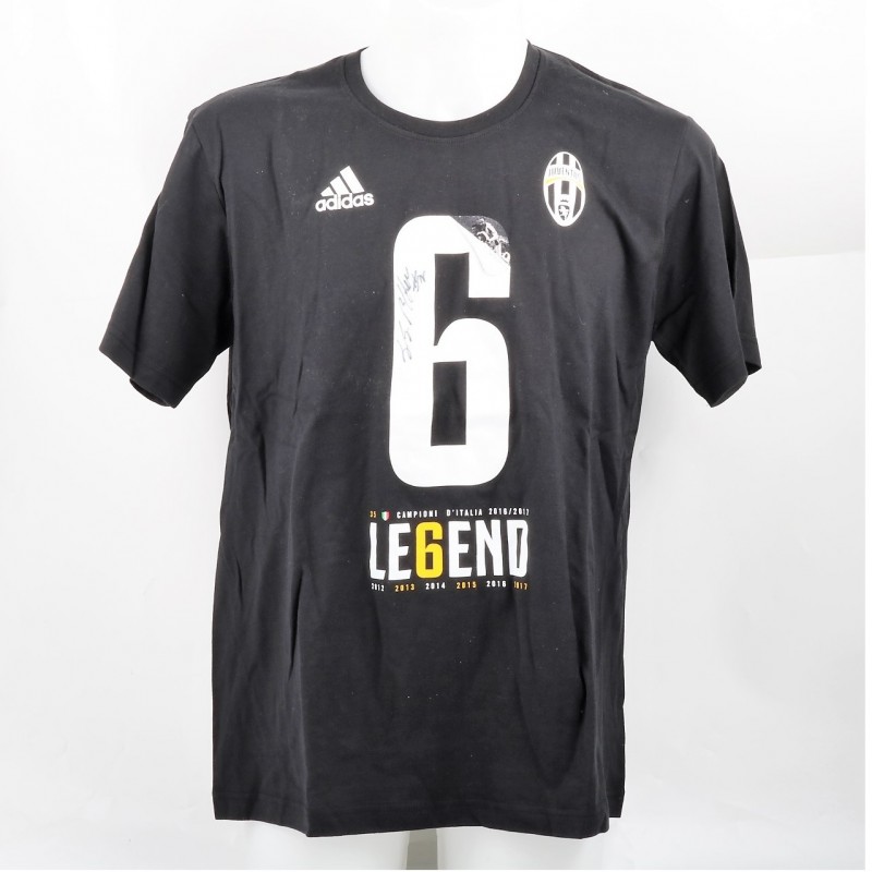 Juventus Scudetto T-shirt - Signed by Gianluigi Buffon