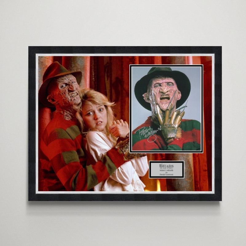 Robert Englund A Nightmare on Elm Street Signed Display