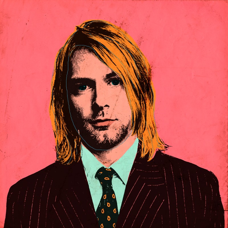 "Kurt Cobain" by Andrea Pisano - Icon Pop