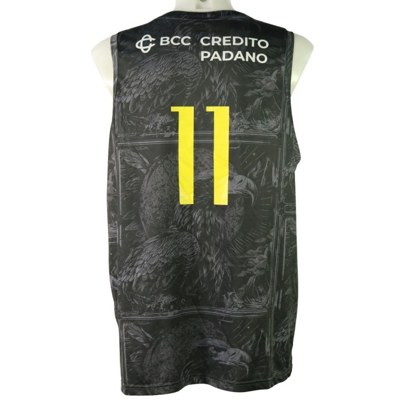 Completo Nikolic Vanoli Basket Cremona, unwashed Pre-Season 2024/25 - Autografato