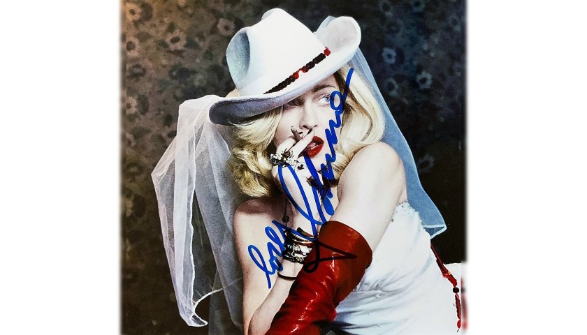 Madonna Signed Photograph