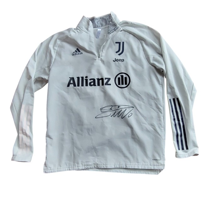 Cristiano Ronaldo's Juventus Signed Training Sweatshirt, 2021