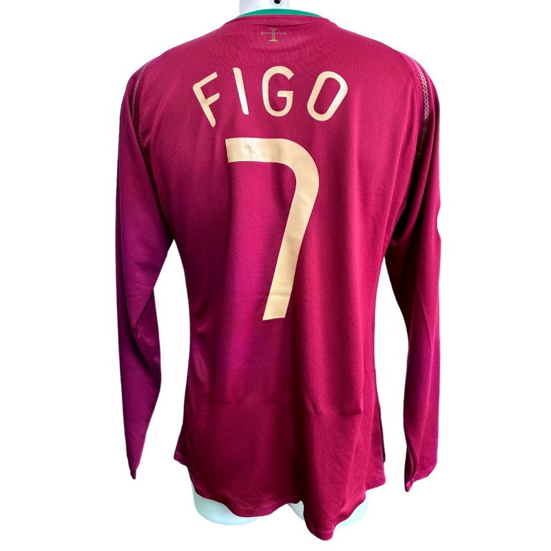 Figo's Match-Issued Shirt, Germany vs Portugal 2006