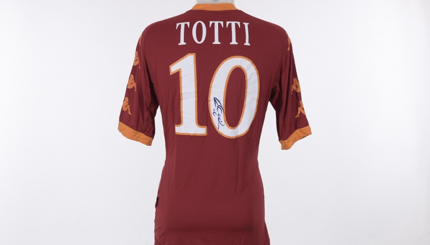 Francesco Totti's AS Roma Signed Shirt, 2010/2011