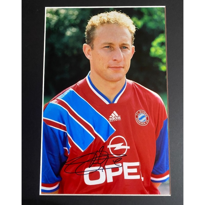 Jean-Pierre Papin Signed and Framed Picture