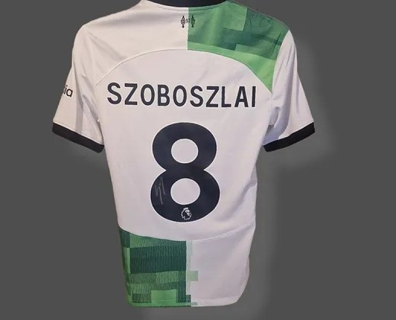 Dominik Szoboszlai's Liverpool 2023/24 Signed Official Away Shirt