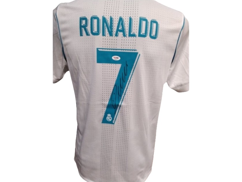 Cristiano Ronaldo Replica Real Madrid Signed Shirt, UCL Final Kyiv 2018