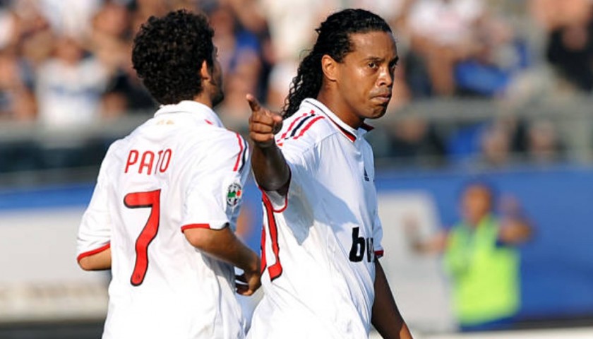 Ronaldinho's AC Milan Match Shirt, 2009/10