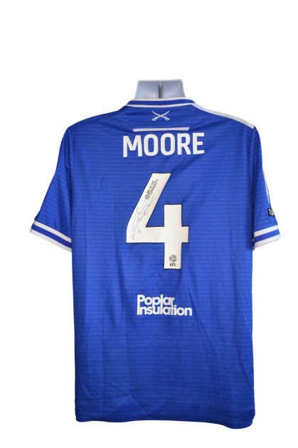 Moore's Bristol Rovers EFL Sky Bet League One Signed Match Worn Shirt, vs Leyton Orient