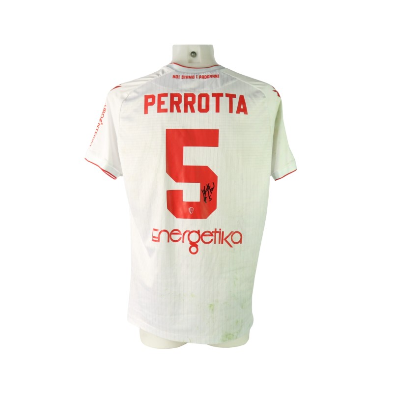 Perrotta's Signed Unwashed Shirt, Padova vs Vicenza 2024