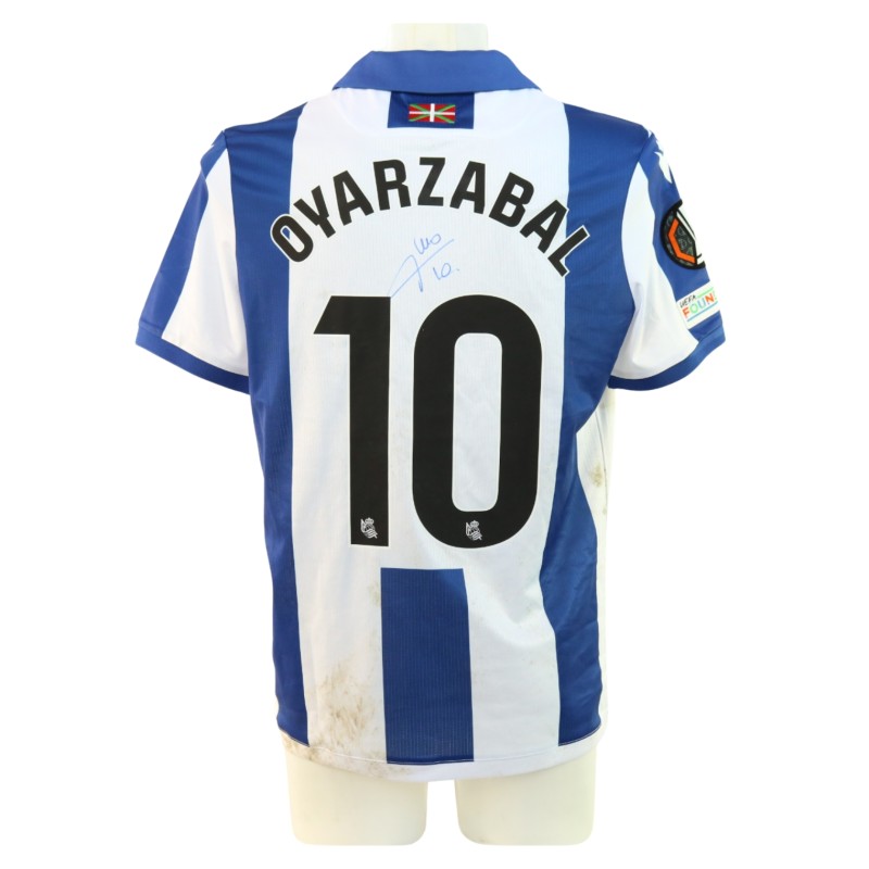 Oyarzabal's Signed Unwashed Shirt, Real Sociedad vs Manchester United Europa League 2025