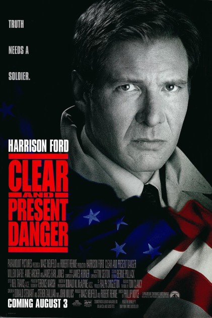 Clear and Present Danger 1994 Original One Sheet Movie Poster