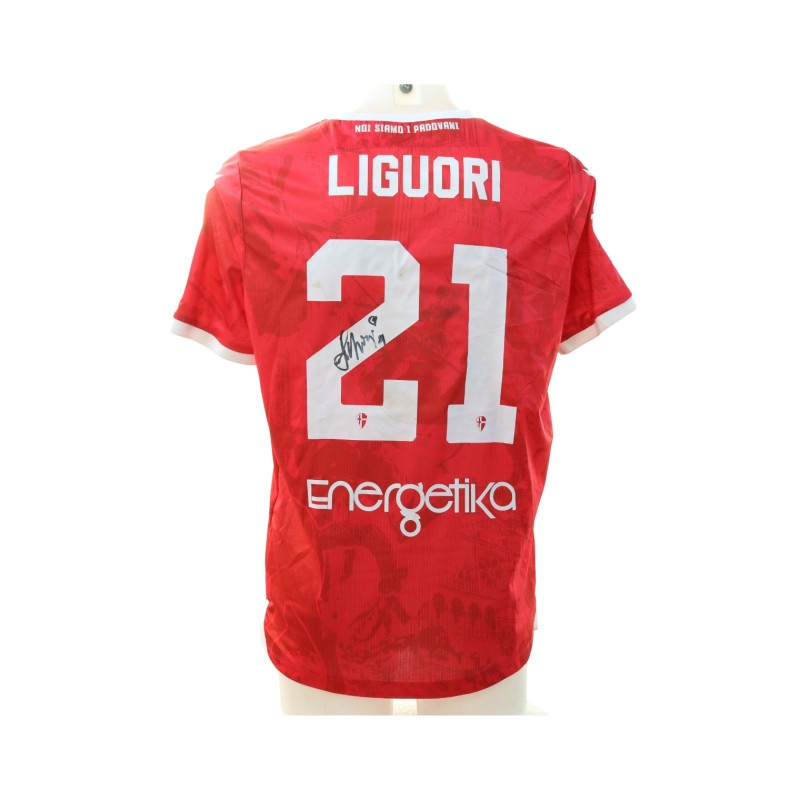 Liguori's Signed Unwashed Shirt, Trento vs Padova 2024