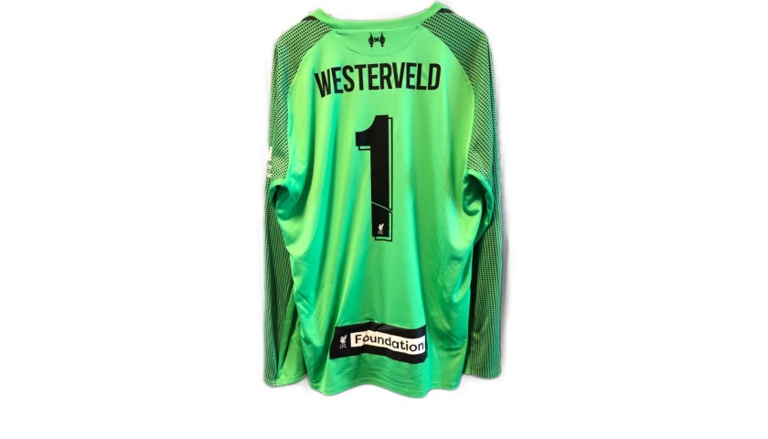Westerveld's Liverpool Legends Game Worn and Signed Shirt