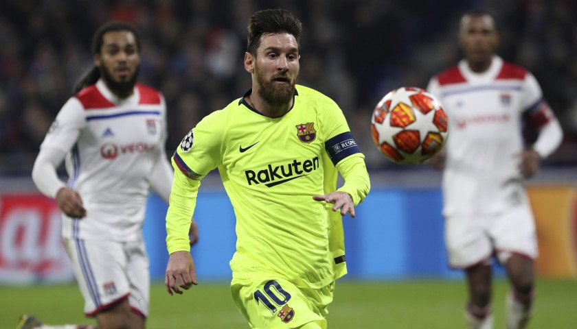 Messi's Match Shirt, Lyon-Barcelona UCL 2018/19