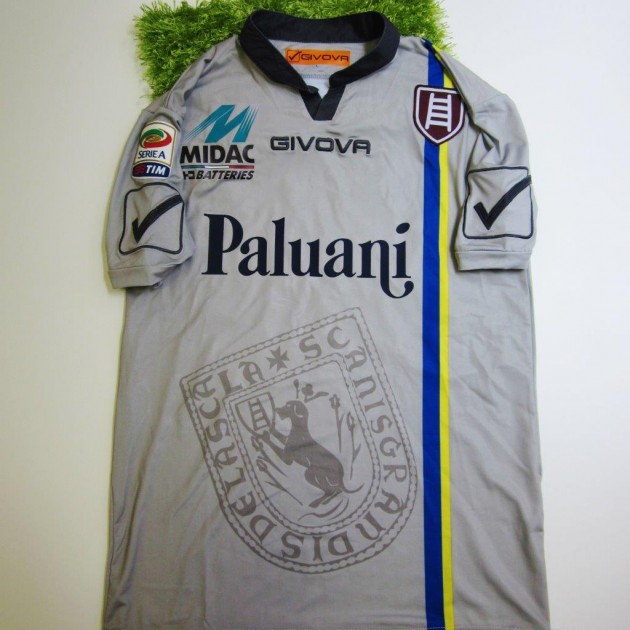 Paloschi match issued worn shirt, Chievo Verona, Serie A 2013/2014