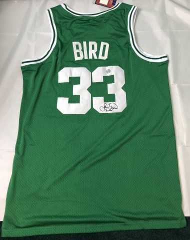 Boston Celtics Jersey Signed by Larry Bird