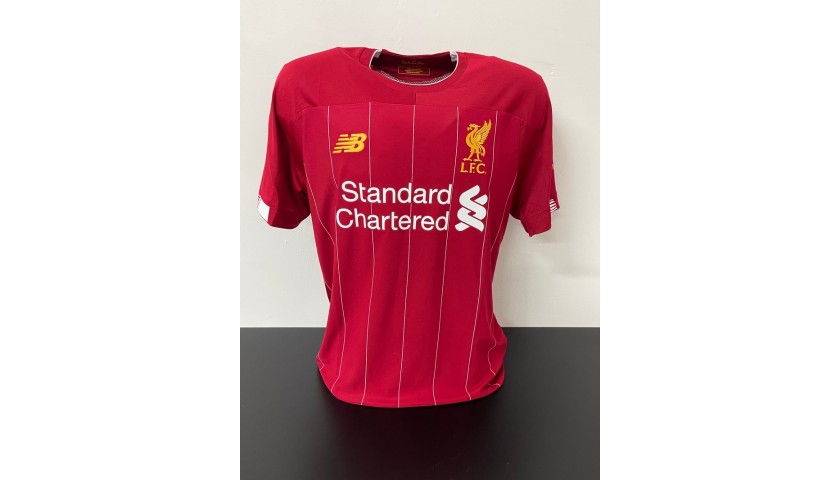 Van Dijk's Official Liverpool Signed Shirt, 2019/20
