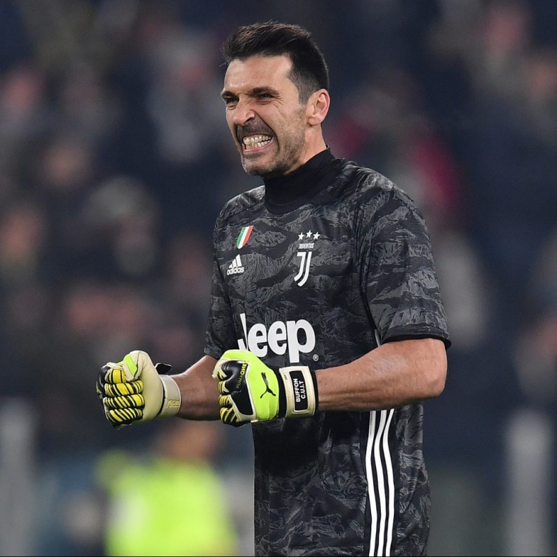 Buffon's Official Signed Juventus Shirt, 2019/20
