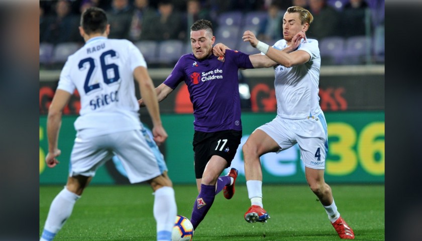 Patric's Lazio Match Shirt, Fiorentina-Lazio 2019